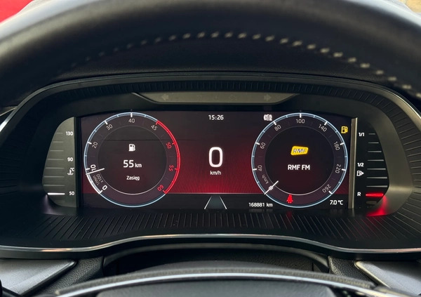 Skoda Octavia cena 69900 przebieg: 165000, rok produkcji 2020 z Jędrzejów małe 781